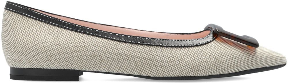 Roger Vivier Flat Shoes Beige Beige