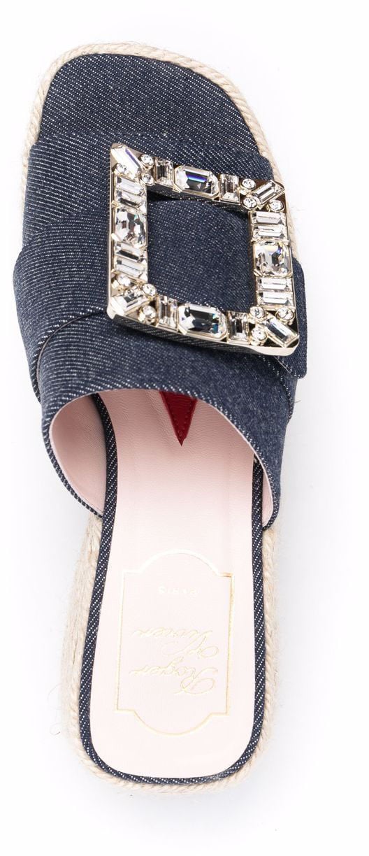 Roger Vivier Sandals Blue Blauw