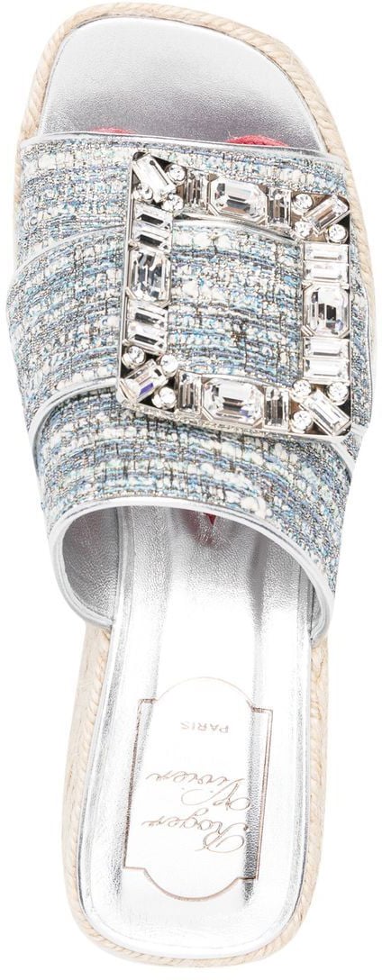 Roger Vivier Sandals Clear Blue Blauw