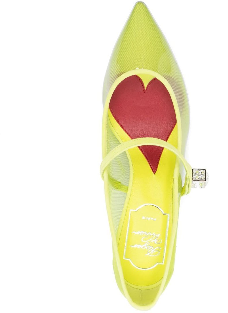 Roger Vivier With Heel Yellow Geel