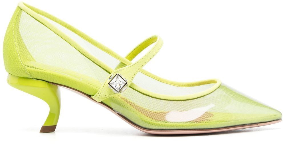Roger Vivier With Heel Yellow Geel