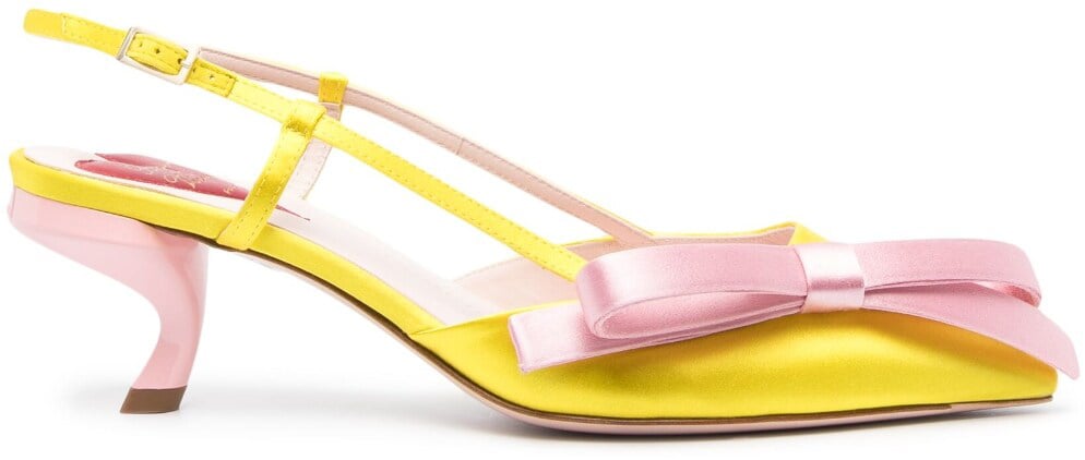 Roger Vivier With Heel Yellow Geel
