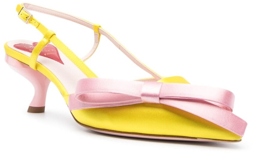 Roger Vivier With Heel Yellow Geel