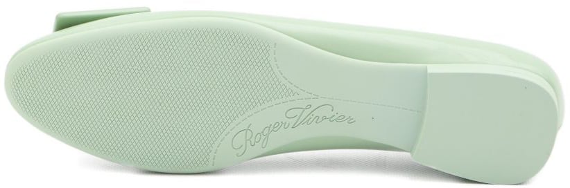 Roger Vivier Flat Shoes Green Groen