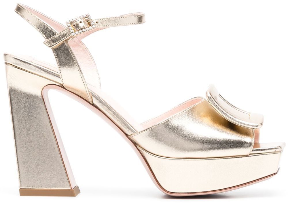 Roger Vivier Sandals Golden Goud