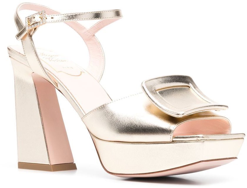 Roger Vivier Sandals Golden Goud
