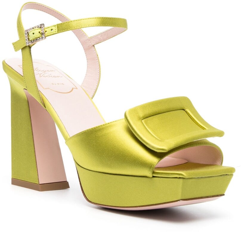 Roger Vivier Sandals Green Groen