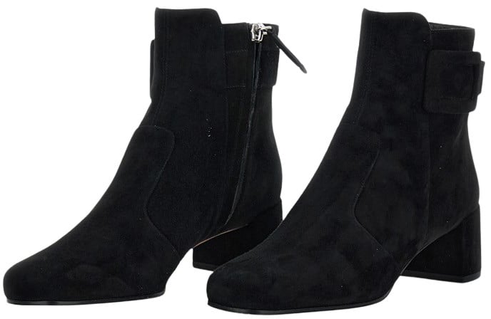 Roger Vivier Ankle-Length Boots With Pointed Toe Zwart