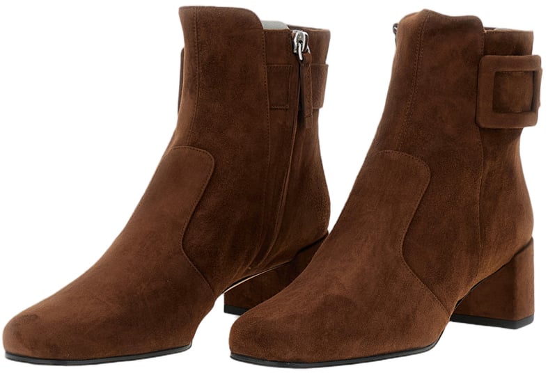 Roger Vivier Classic Brown Boots With Rounded Toe Bruin