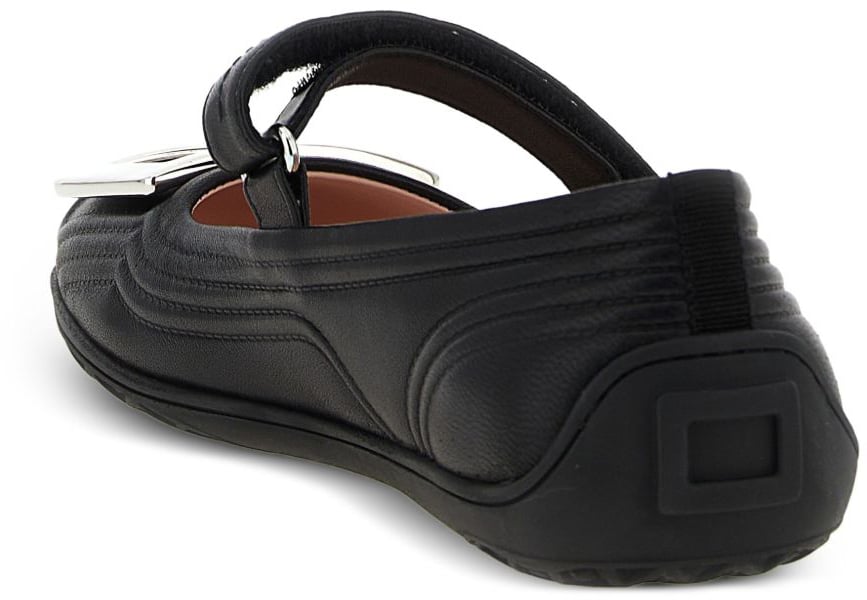 Roger Vivier Flat Shoes Black Zwart