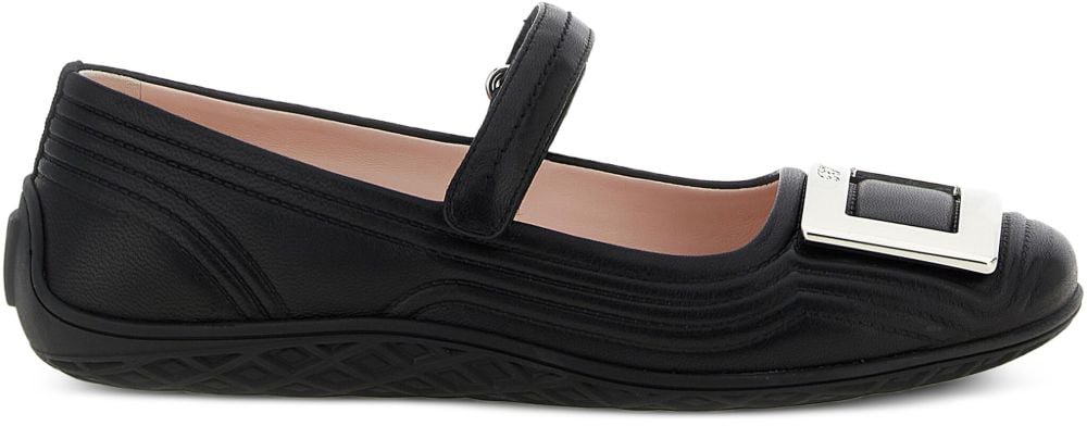 Roger Vivier Flat Shoes Black Zwart