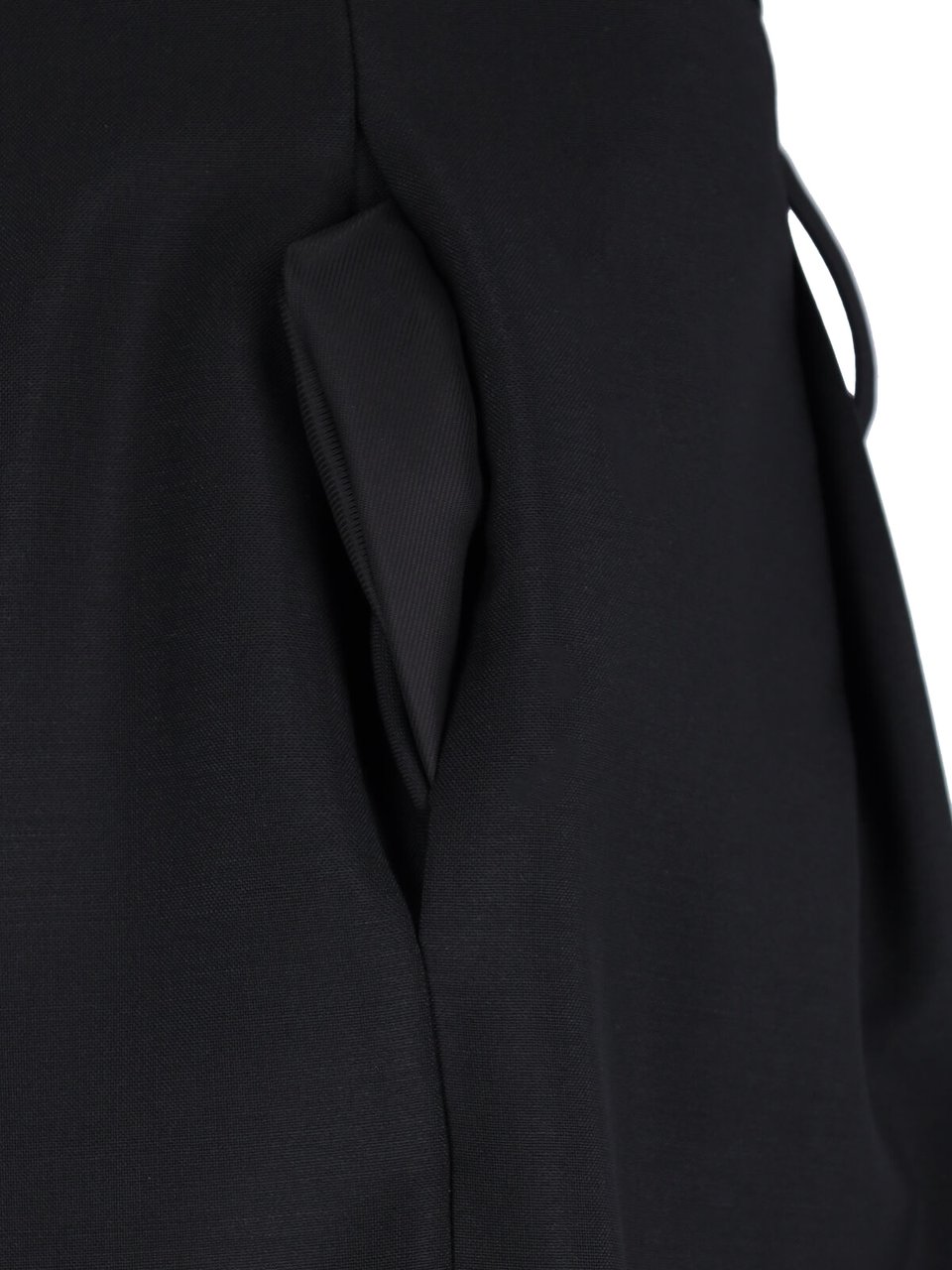 Rohe Black Virgin Wool "Marie" Jacket Zwart