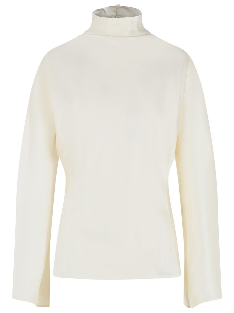 Rohe Cream Acetate Blend Blouse Neutraal
