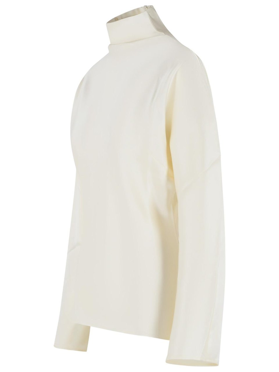 Rohe Cream Acetate Blend Blouse Neutraal