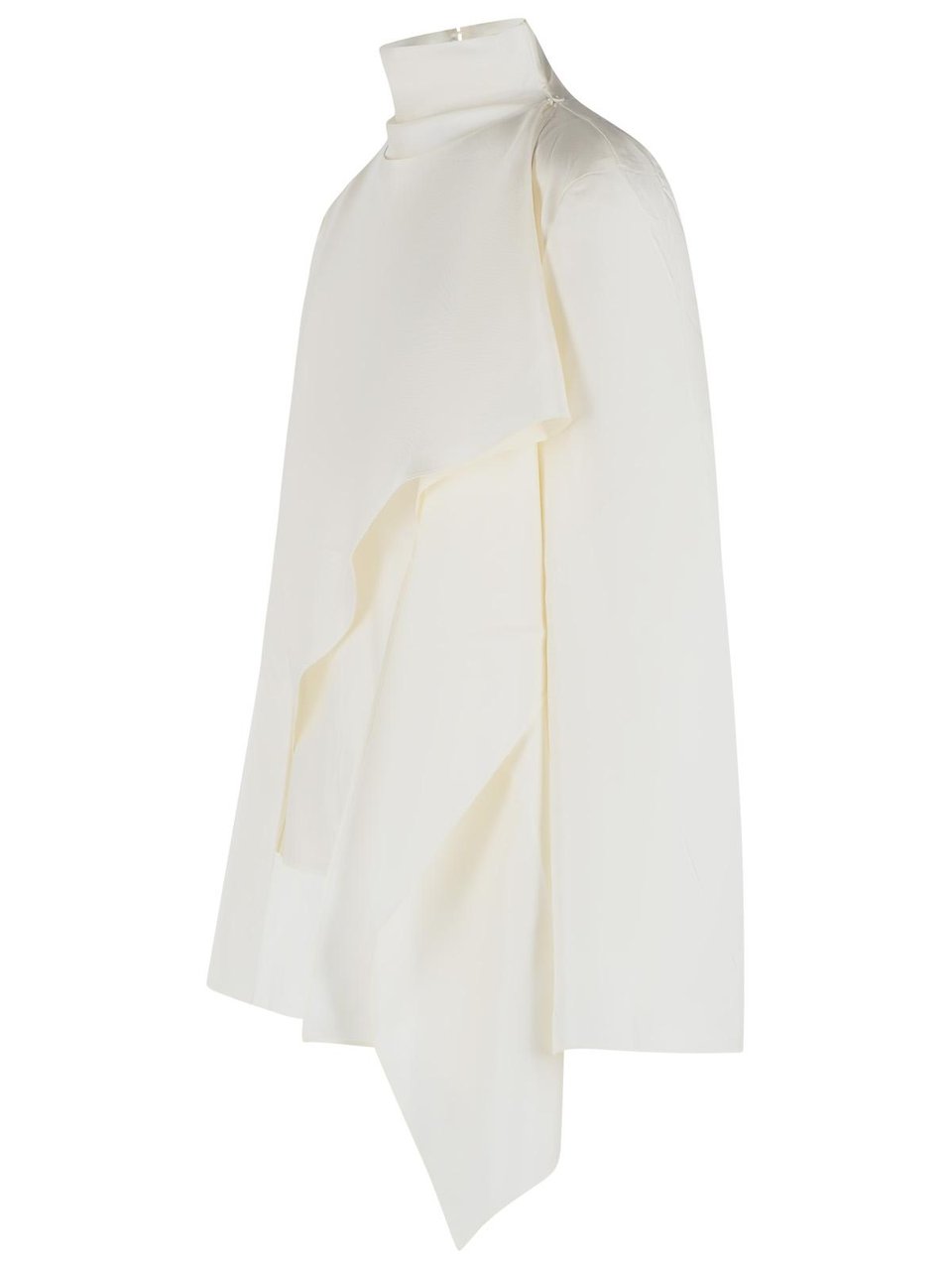 Rohe Cream Silk Scarf Blouse Wit