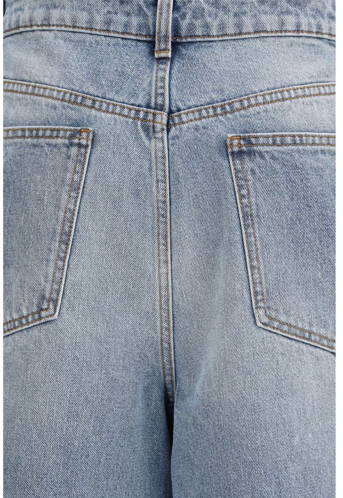 Rohe Blue Cotton Straight-Leg Jeans Blauw