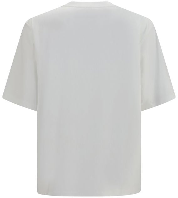 Rohe White Cotton T-Shirt Wit