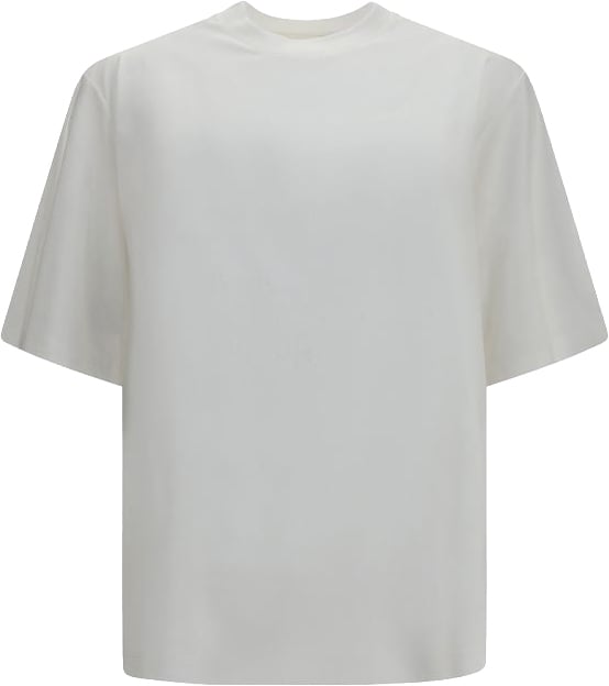 Rohe White Cotton T-Shirt Wit