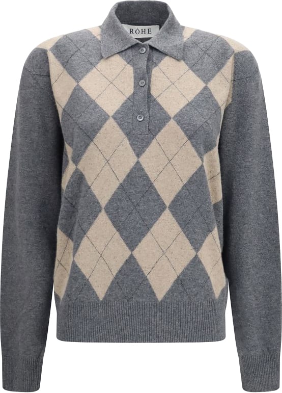 Rohe Gray Polyamide Sweatshirt Grijs