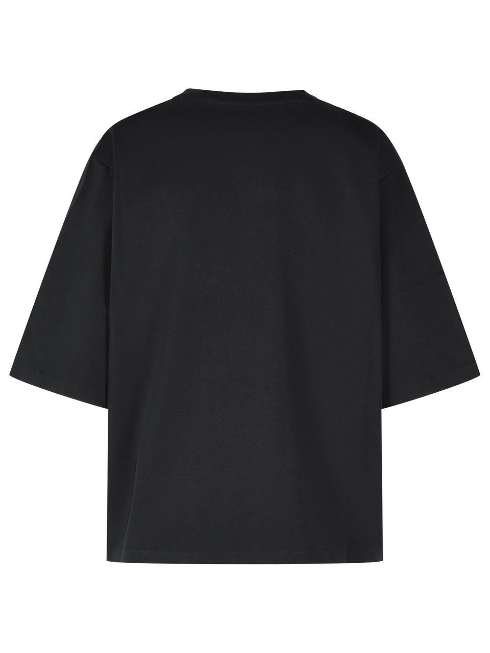 Rohe Black Cotton T-Shirt Zwart
