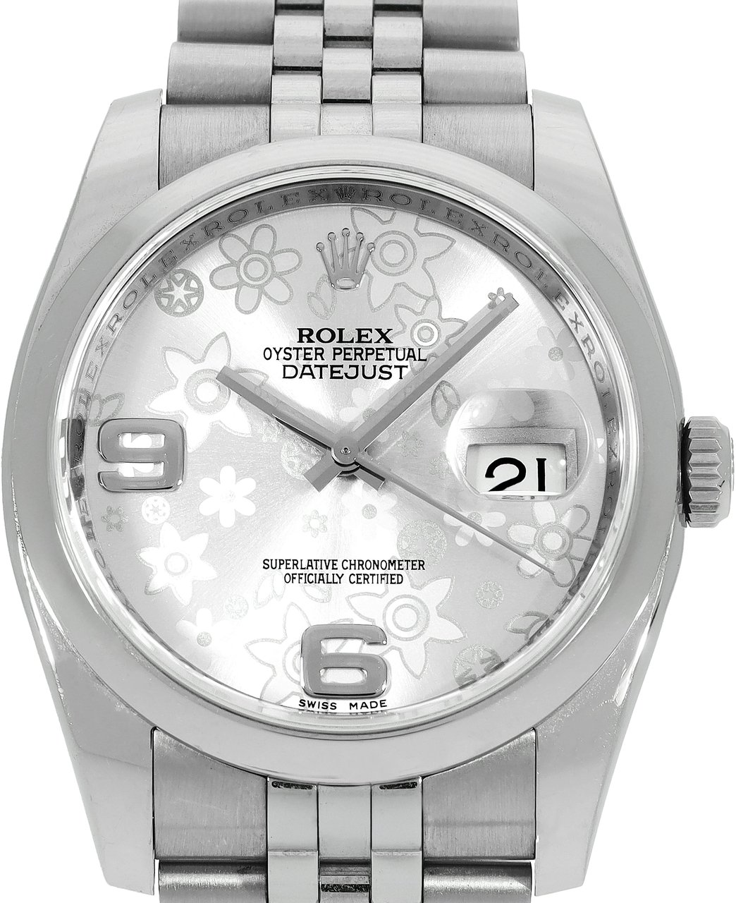 Rolex Datejust Zilver
