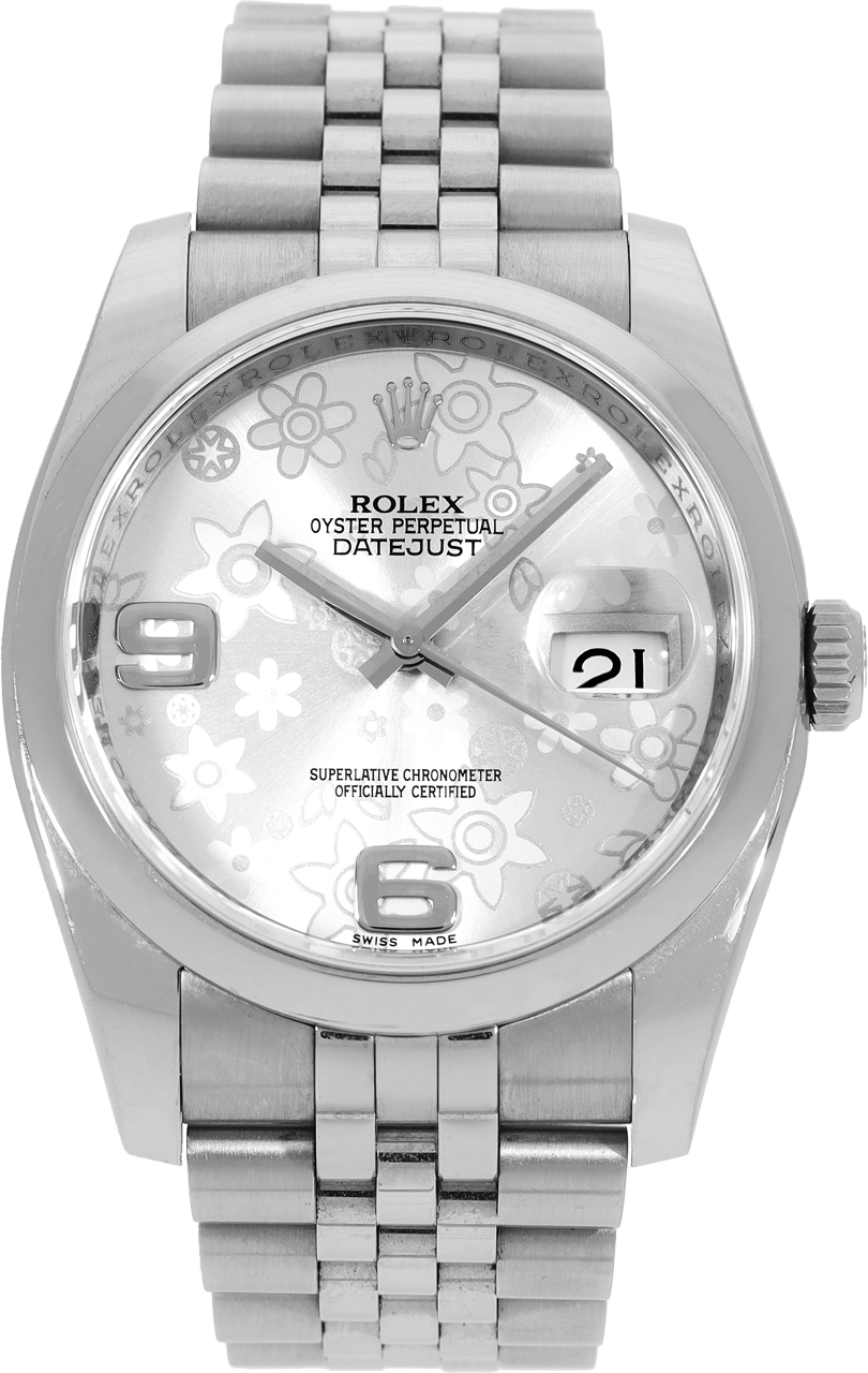 Rolex Datejust Zilver