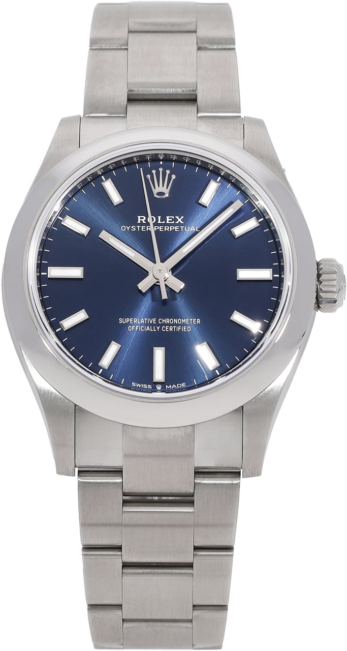 Rolex Oyster Perpetual Blauw