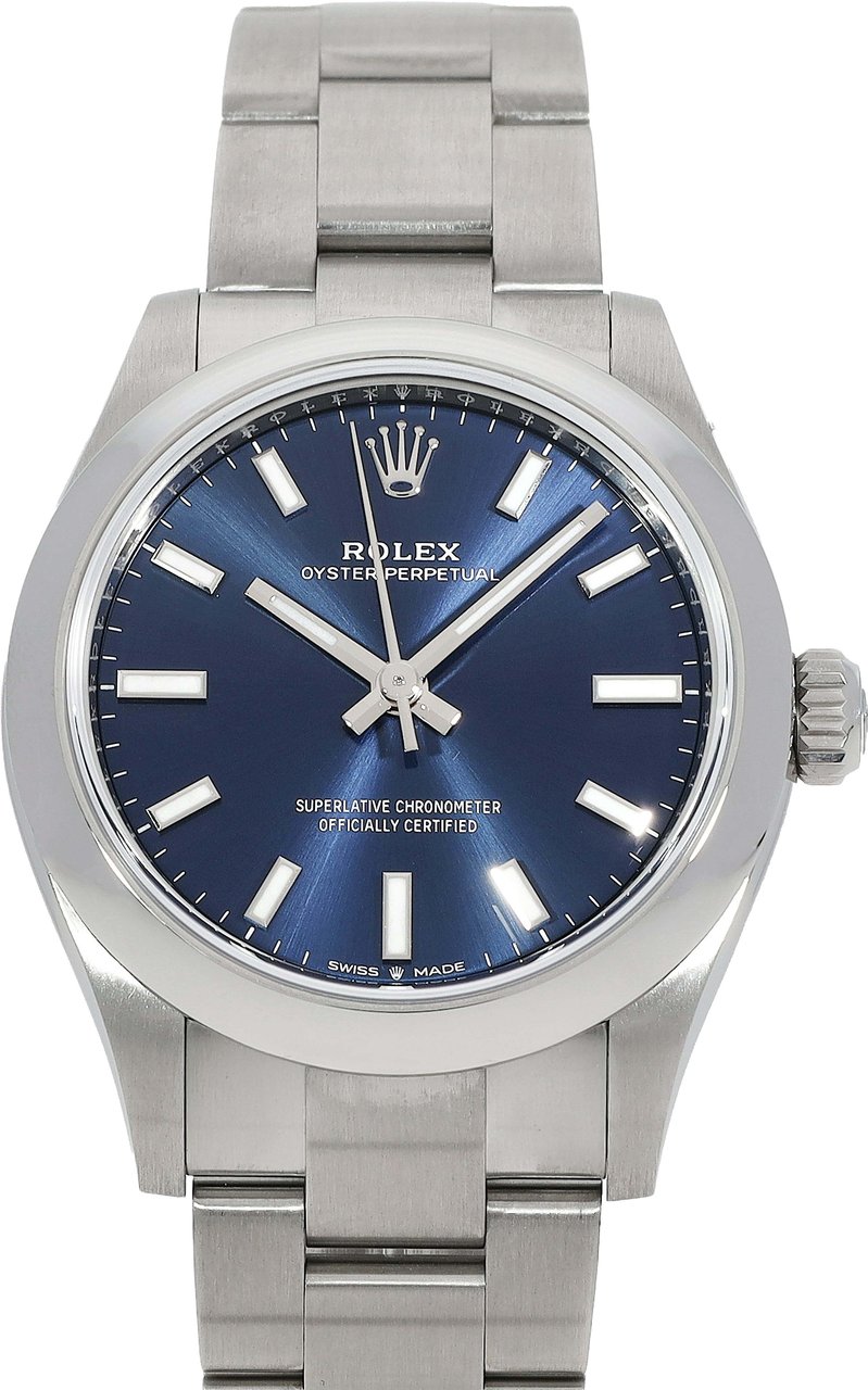 Rolex Oyster Perpetual Blauw
