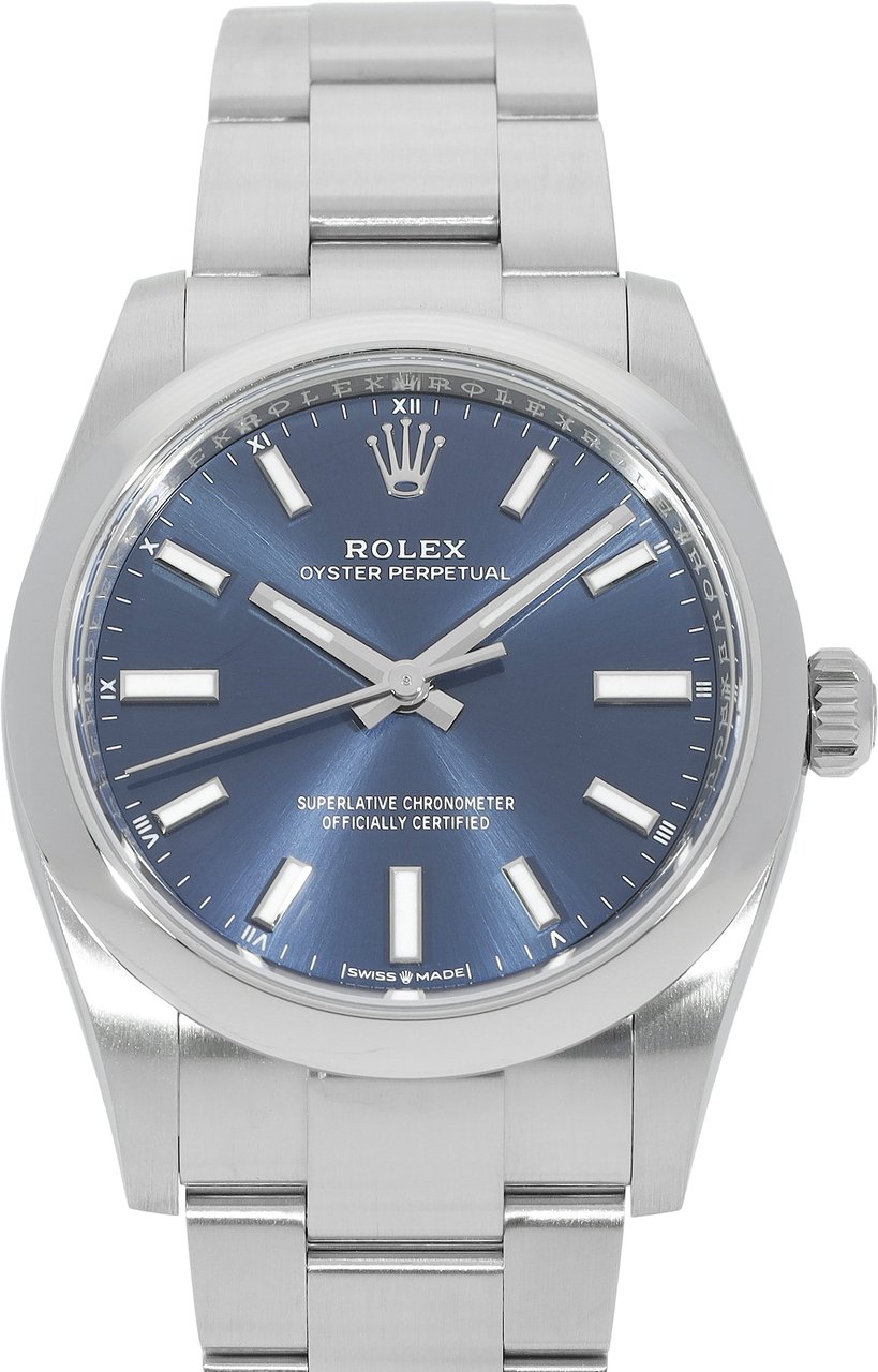 Rolex Oyster Perpetual Blauw