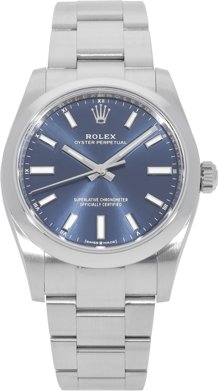 Rolex Oyster Perpetual Blauw