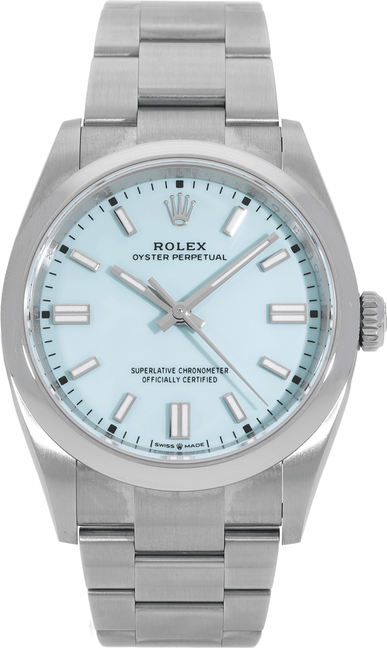 Rolex Oyster Perpetual Blauw