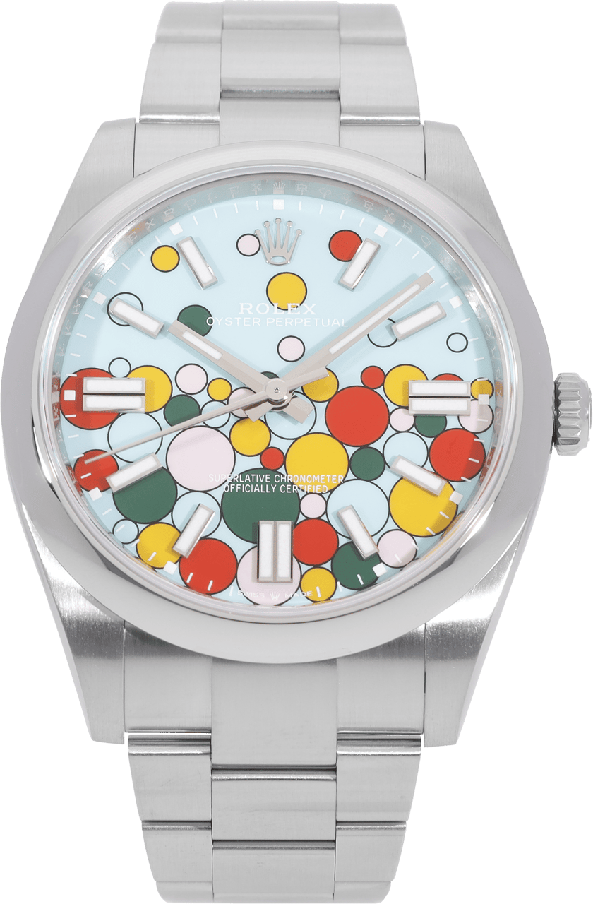Rolex Oyster Perpetual Blauw