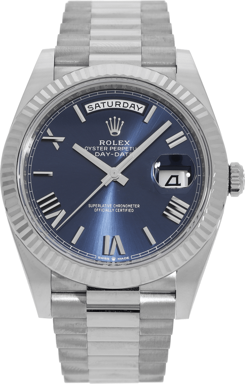Rolex Day-Date Blauw