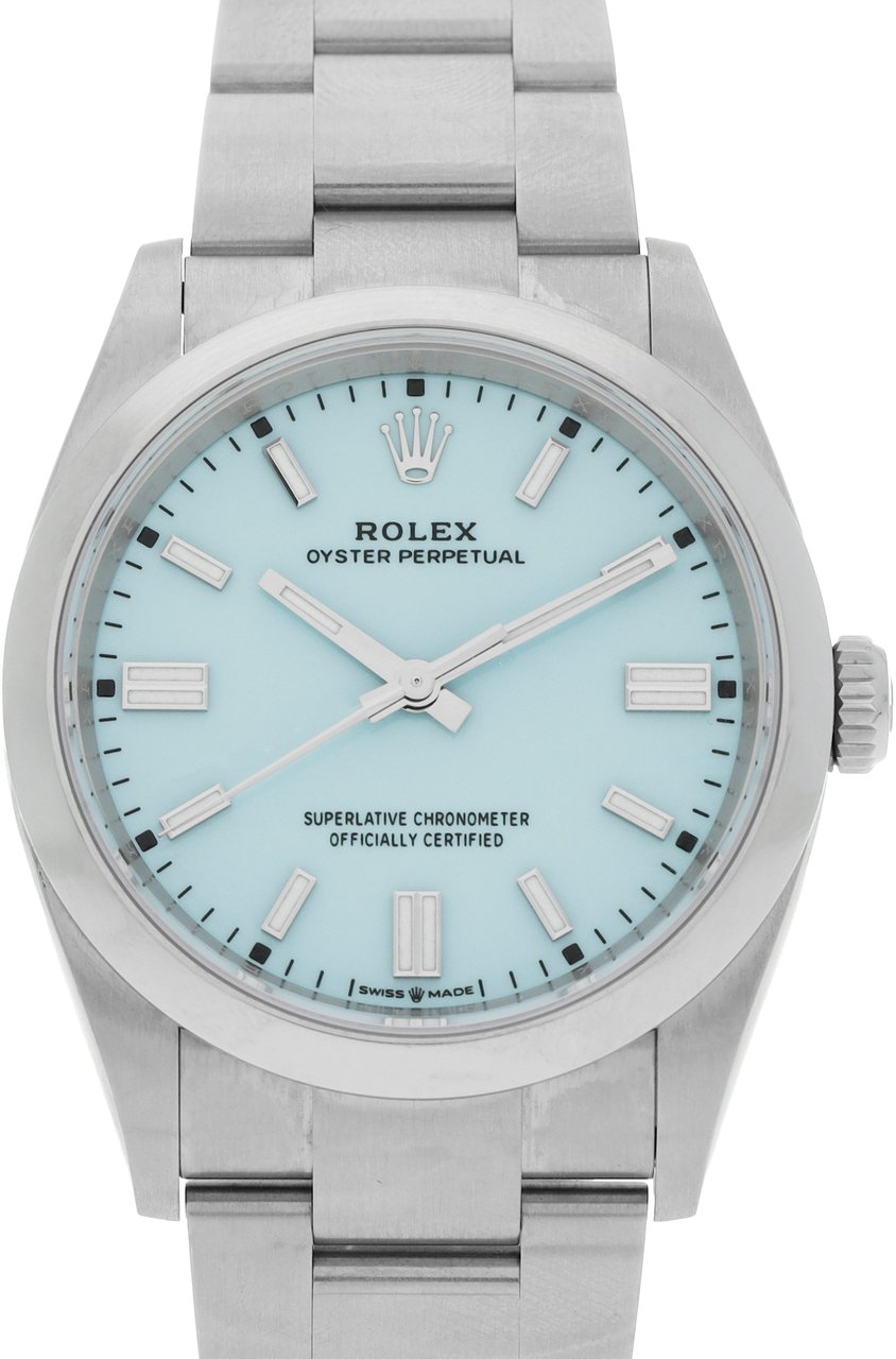 Rolex Oyster Perpetual Blauw