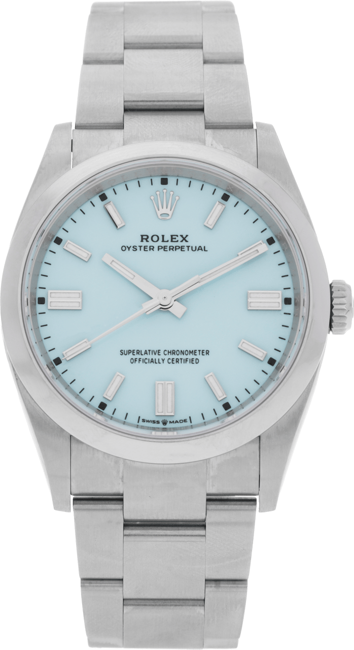 Rolex Oyster Perpetual Blauw