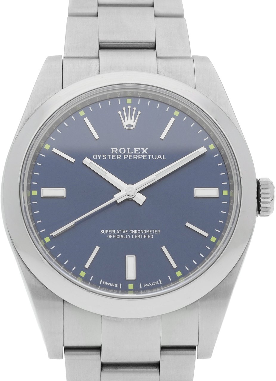 Rolex Oyster Perpetual Blauw