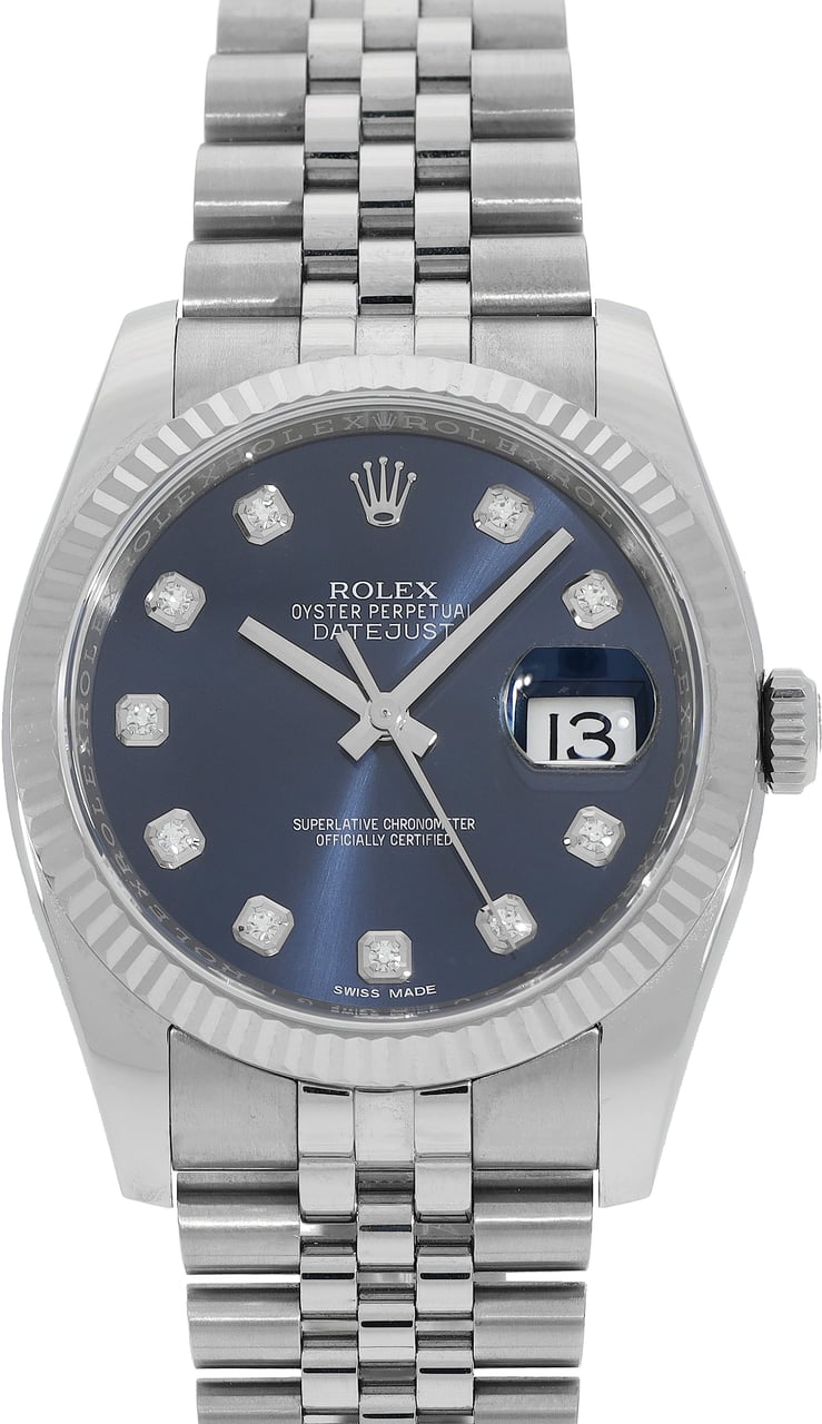 Rolex Datejust Blauw
