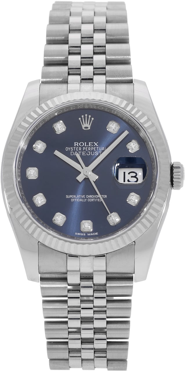 Rolex Datejust Blauw