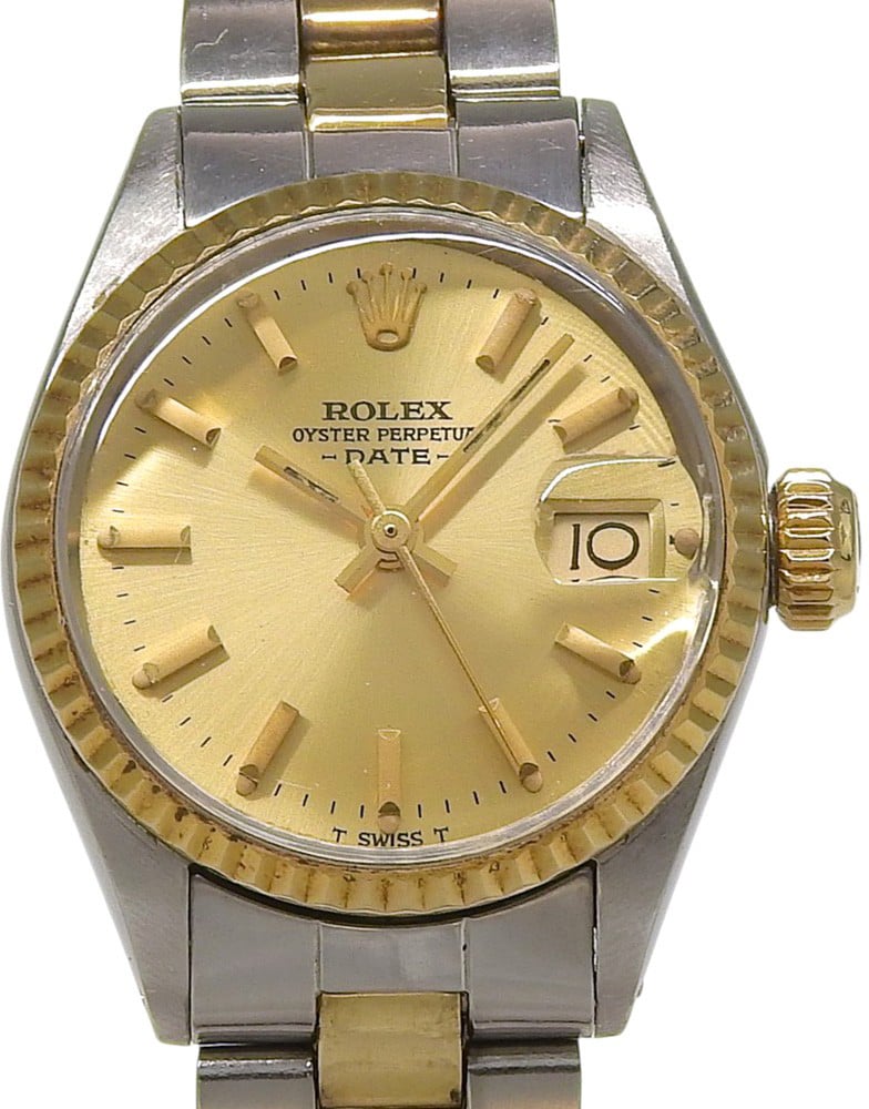 Rolex Oyster Perpetual Date Automatic Watch Stainless Steel and Yellow Gold 34 Divers