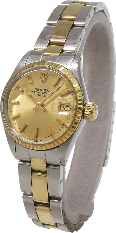 Rolex Oyster Perpetual Date Automatic Watch Stainless Steel and Yellow Gold 34 Divers