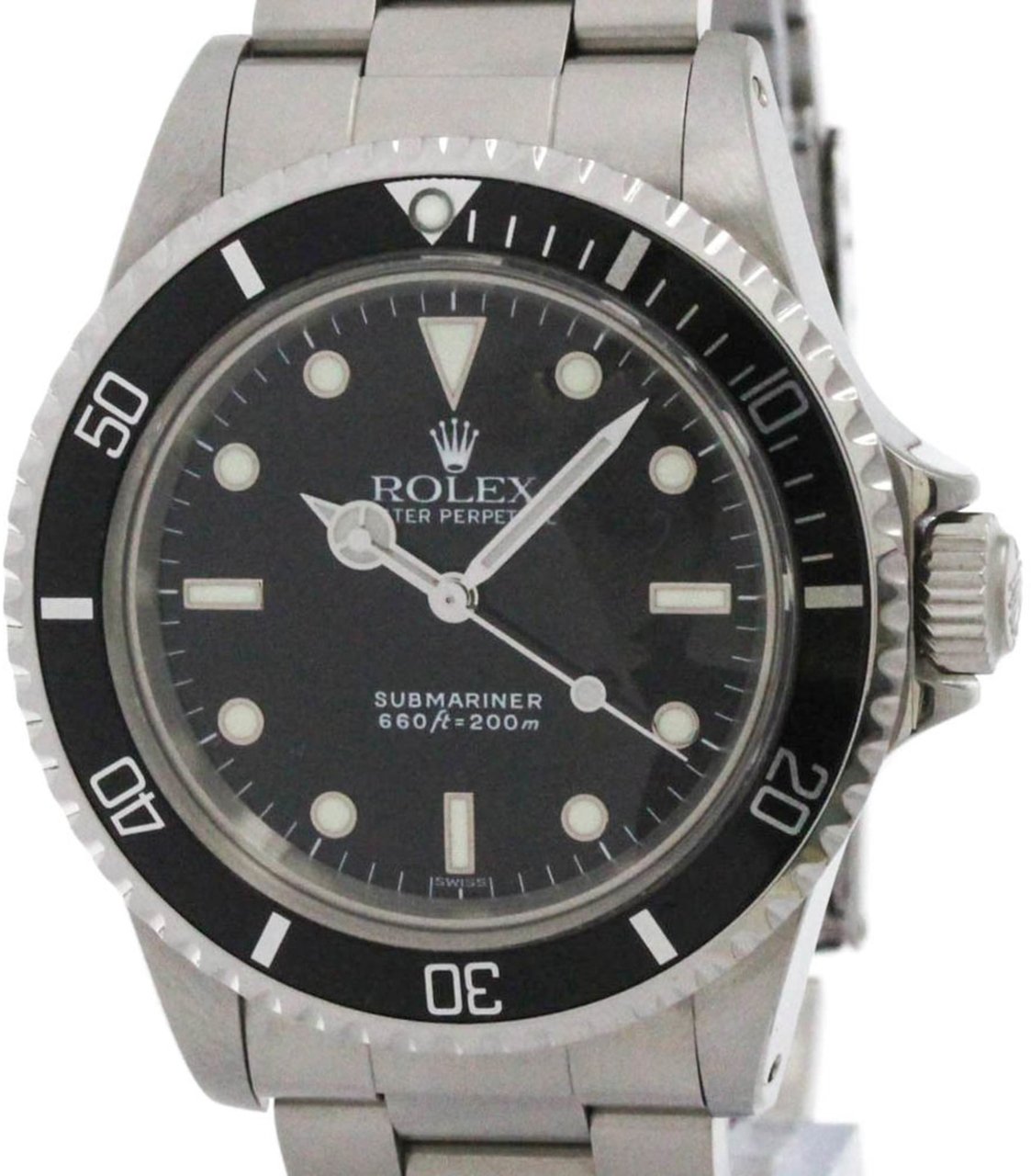 Rolex Rolex Oyster Perpetual Submariner Automatic Watch Stainless Steel 40 Divers