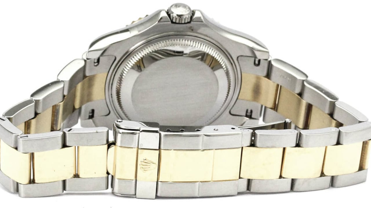 Rolex Oyster Perpetual Yacht-Master Automatic Watch Stainless Steel and Yellow Gold 35 Divers