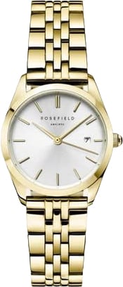 Rosefield Rosefield Horloge ASGSG-A15 Ace XS Duotone Staal met Geelgouden Plating 29mm Goud