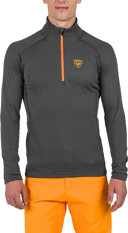 Rossignol Men BlackSide Fleece Pully HZ N Onyx Grey Grijs