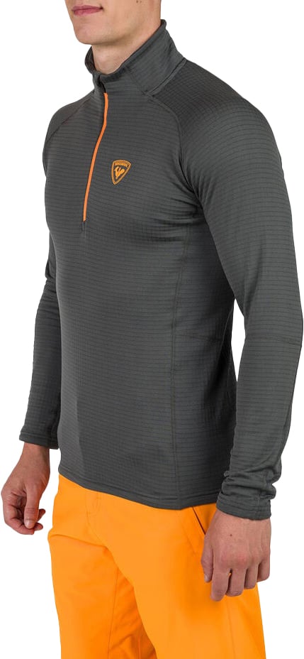 Rossignol Men BlackSide Fleece Pully HZ N Onyx Grey Grijs