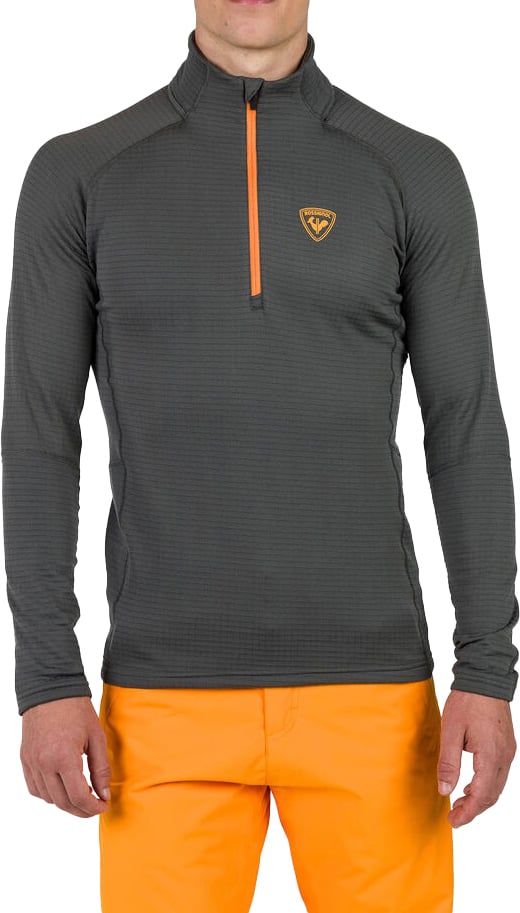 Rossignol Men BlackSide Fleece Pully HZ N Onyx Grey Grijs
