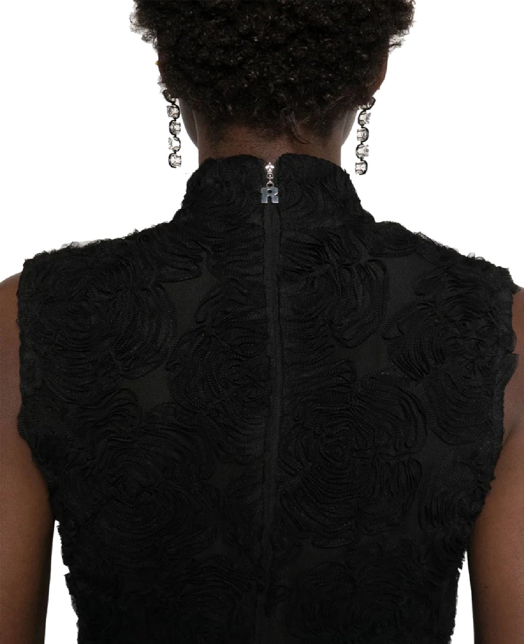 Rotate flower mesh maxi dress divers Divers