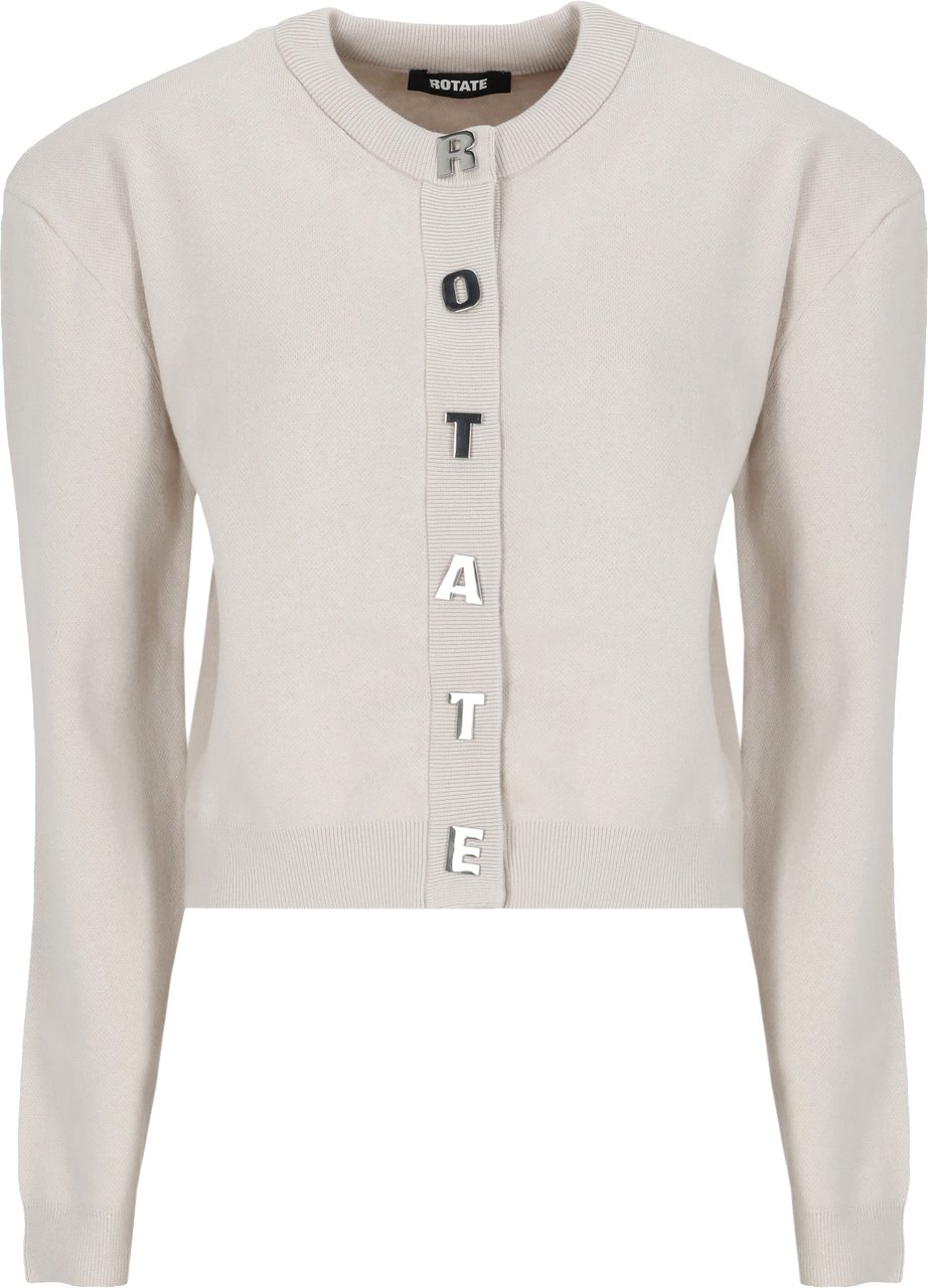 Rotate Sweaters Beige Wit