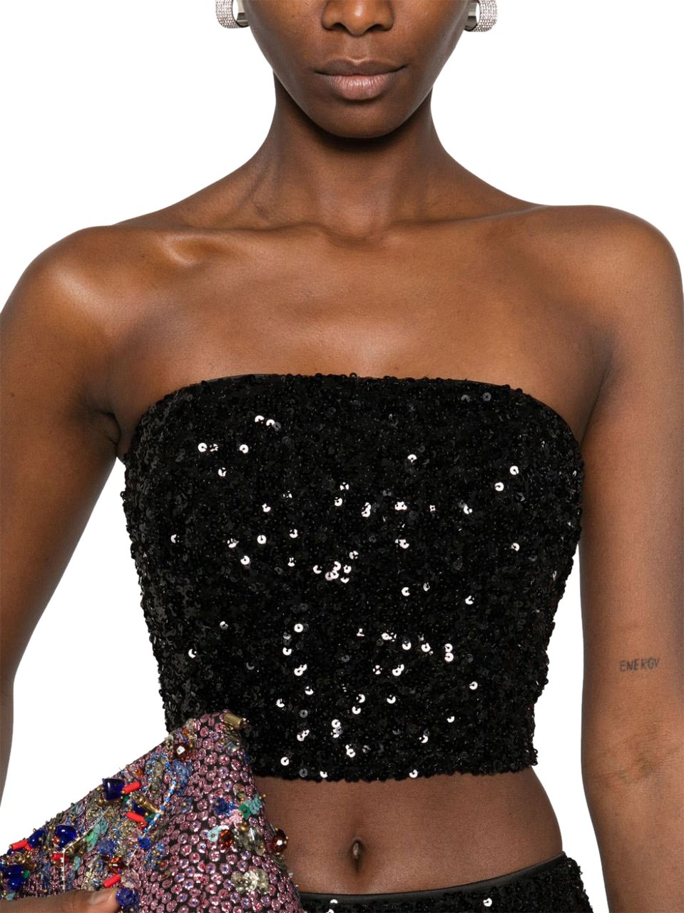 Rotate Top Black Zwart
