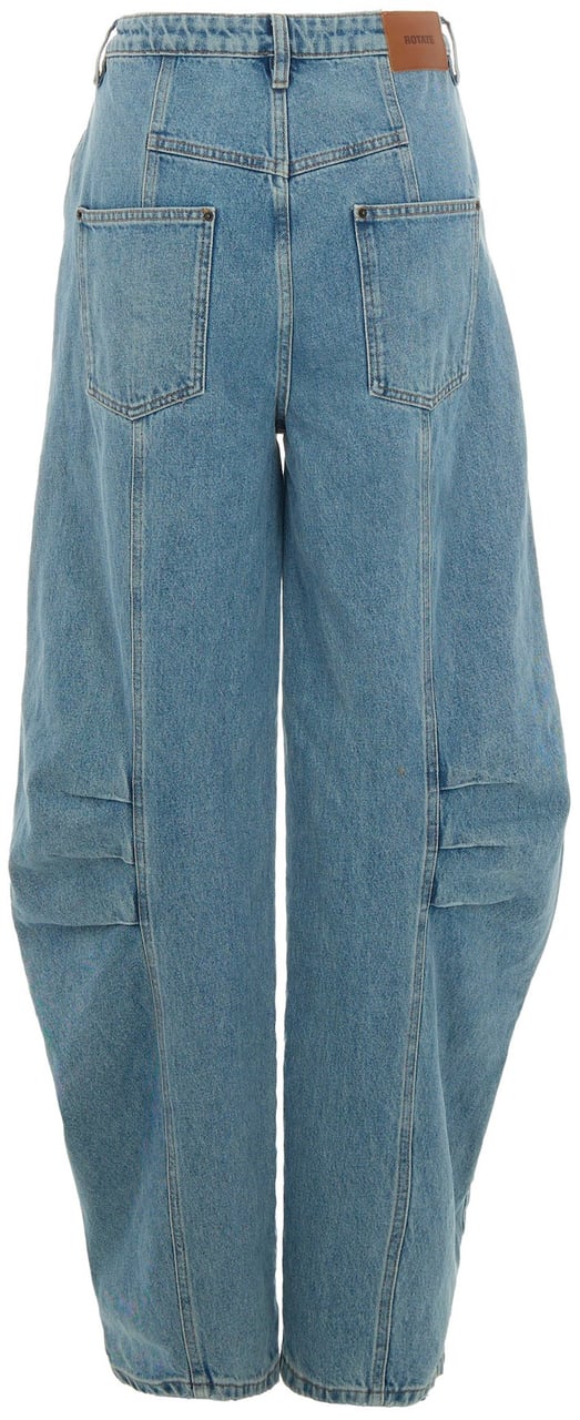 Rotate Jeans Vintage Blue Denim Blauw